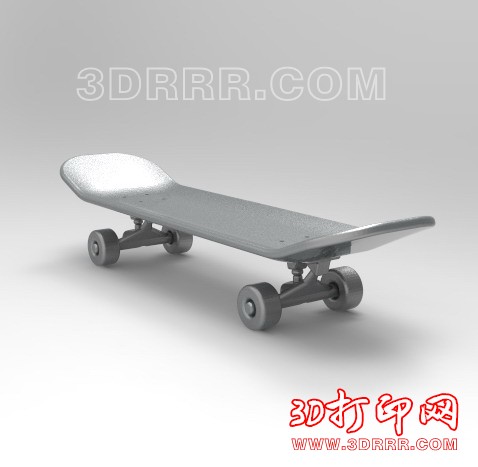 滑板车3D打印模型