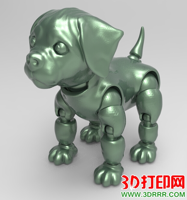 关节宠物狗3D打印模型免费下载