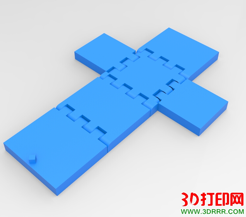 铰链盒子3D打印模型免费下载