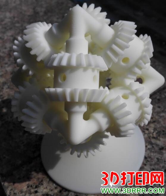 齿轮球3D打印作品