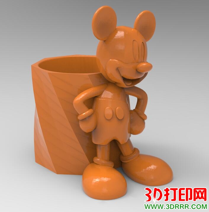 米老鼠笔筒3D打印模型