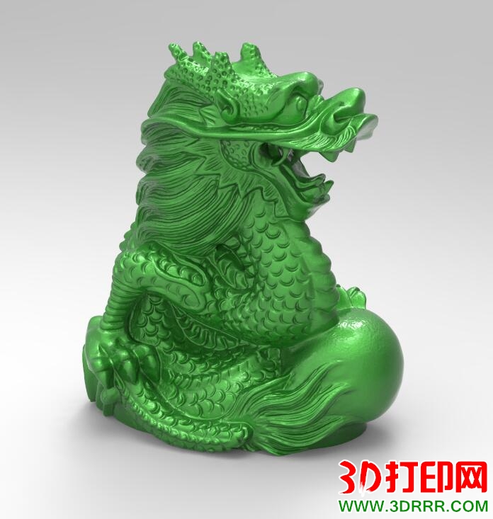 十二生肖圆雕—龙3D打印模型