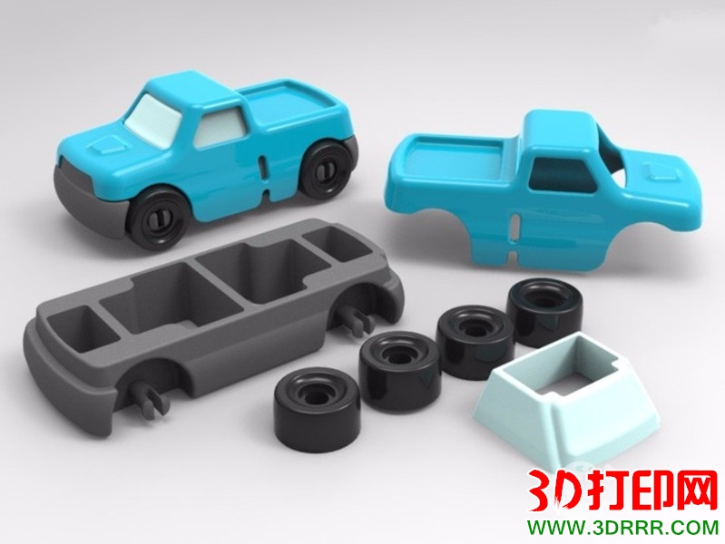玩具车3D打印模型