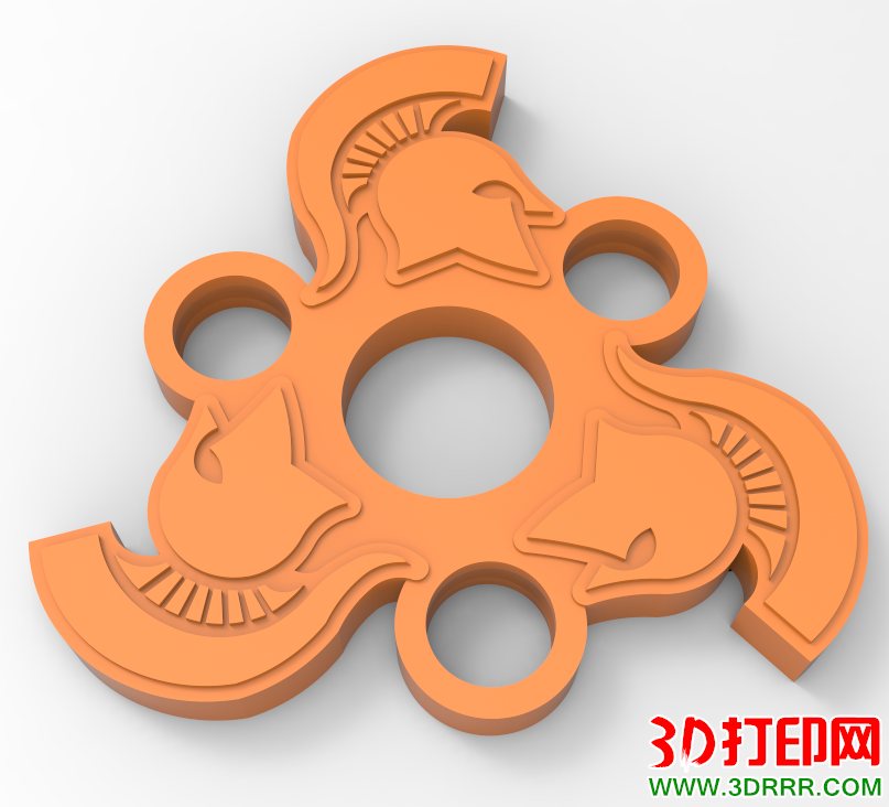 指尖陀螺（古罗马士兵）3D打印模型