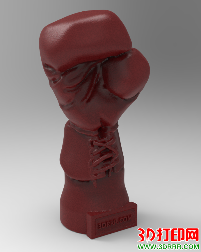 拳击奖杯3D打印模型
