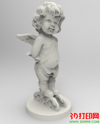 穿着旱冰鞋的小天使3D打印模型免费下载（STL文件）