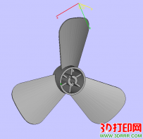 风叶3D打印模型下载