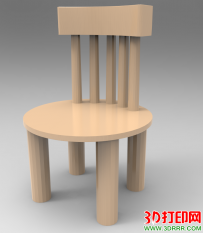 小椅子3D打印模型免费下载（STL模型）