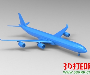 空客A340-600飞机3D打印模型（STL格式）