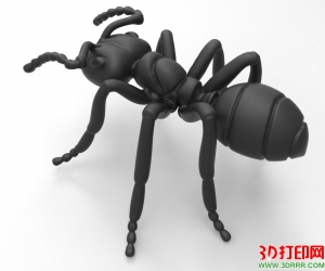 一只蚂蚁3D打印模型下载（STL格式）