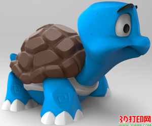 可爱的小乌龟3D打印模型免费下载（STL可拼装）