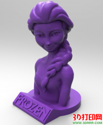 冰雪女王3D打印模型免费下载（STL文件）