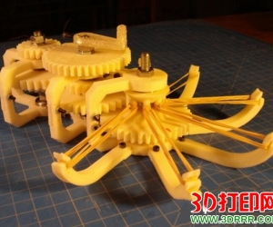 橡皮筋齿轮3D打印模型下载（可组装）