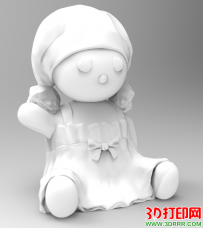 雪人（男孩女孩）3D打印模型免费下载（STL模型）