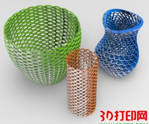 镂空容器3D打印模型免费下载（STL格式）