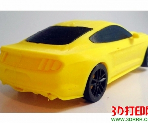 福特野马跑车3D打印模型下载（STL格式可组装）