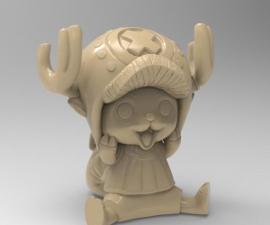 海贼王-乔巴3D打印模型下载（STL格式）