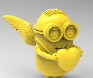 小黄人的爱3D打印模型下载