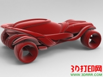 概念超级跑车3D打印模型免费下载（STL格式）