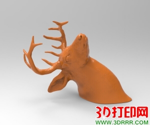 鹿头3D打印模型免费下载(STL格式)