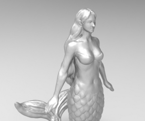 美人鱼3D打印模型免费下载（STL格式）