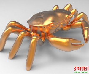 螃蟹3D打印模型免费下载（STL文件）