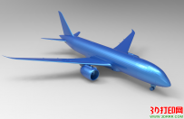 波音787客机（飞机）3D打印模型下载（STL文件）