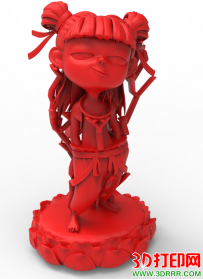 莲花宝座哪吒之魔童降世（带支撑）3D打印模型下载