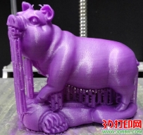 桌面摆件3D打印十二生肖（猪）作品