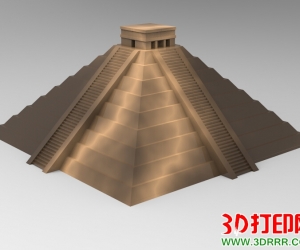 玛雅金字塔3D打印模型免费下载（STL）