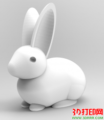 小兔子3D打印模型免费下载（STL格式）