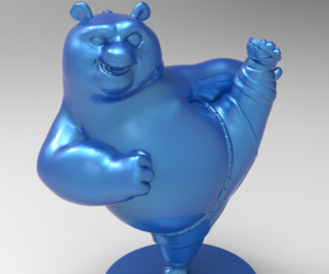 功夫熊猫3D打印模型免费下载（STL格式）