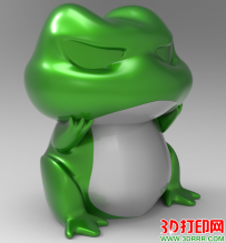 旅行的青蛙+分割版3D打印模型下载（STL文件）
