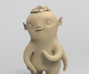 捉妖记-胡巴3D打印模型免费下载（STL格式）