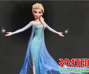 冰雪奇缘-艾莎3D打印模型免费下载