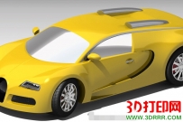 布加迪跑车3D模型下载（STP格式）