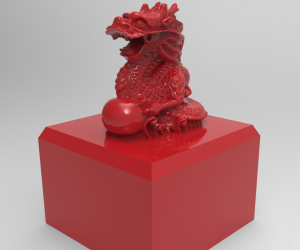 传国玉玺3D打印模型免费下载（STL文件）