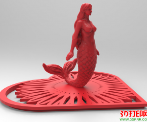 守望的美人鱼3D打印模型免费下载（STL可装配）