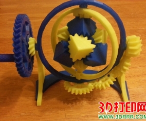 陀螺魔方齿轮3D打印模型下载(可装配)