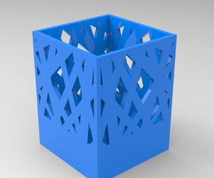 笔筒3D打印机模型免费下载（STL格式）