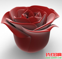 玫瑰花瓣3D打印模型免费下载（STL格式）