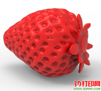 草莓3D打印模型下载（STL格式）