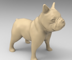 斗牛犬3D打印模型免费下载（STL格式）