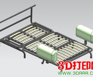 多功能沙发床3D模型下载