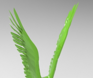 雄鹰展翅3D打印模型免费下载(STL模型)