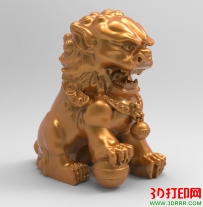 石狮子3D打印模型下载3D打印模型下载（STL文件）