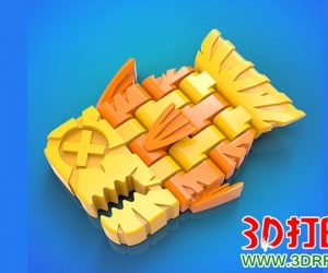 食人鱼3D打印模型免费下载（STL格式可组装）