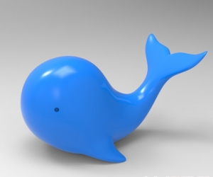 鲸鱼3D打印模型免费下载（STL格式）