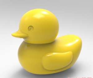 小黄鸭3D打印模型免费下载（STL格式）