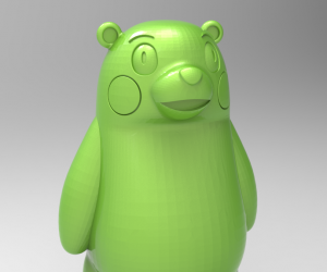 熊本熊3D打印模型免费下载（STL模型）